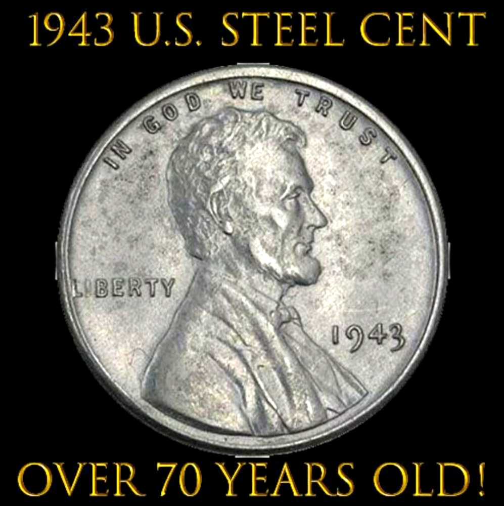 1943 Steel Penny PHILADELPHIA MINT